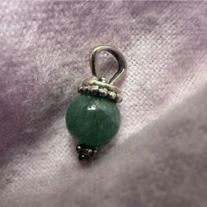 CNA Thailand 925 Sterling Silver Jade Pendant New still in the package